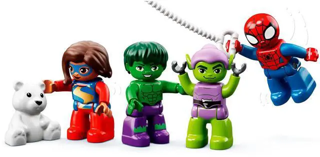 Alt view image 4 of 5 - international version duplo Series 10963 Spider-Man & Friends: Funfair Adventure Number of parts 41 Suitable for age 2+ toy building blocks