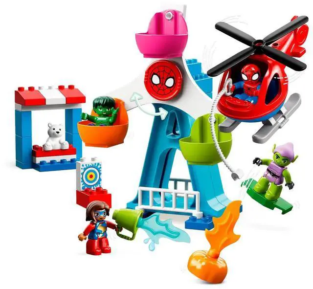 Alt view image 3 of 5 - international version duplo Series 10963 Spider-Man & Friends: Funfair Adventure Number of parts 41 Suitable for age 2+ toy building blocks