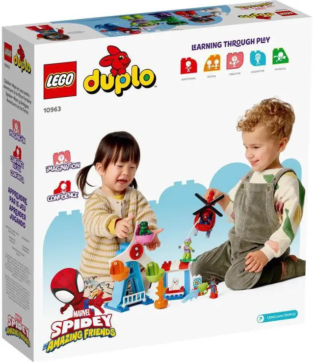 Alt view image 5 of 5 - international version duplo Series 10963 Spider-Man & Friends: Funfair Adventure Number of parts 41 Suitable for age 2+ toy building blocks