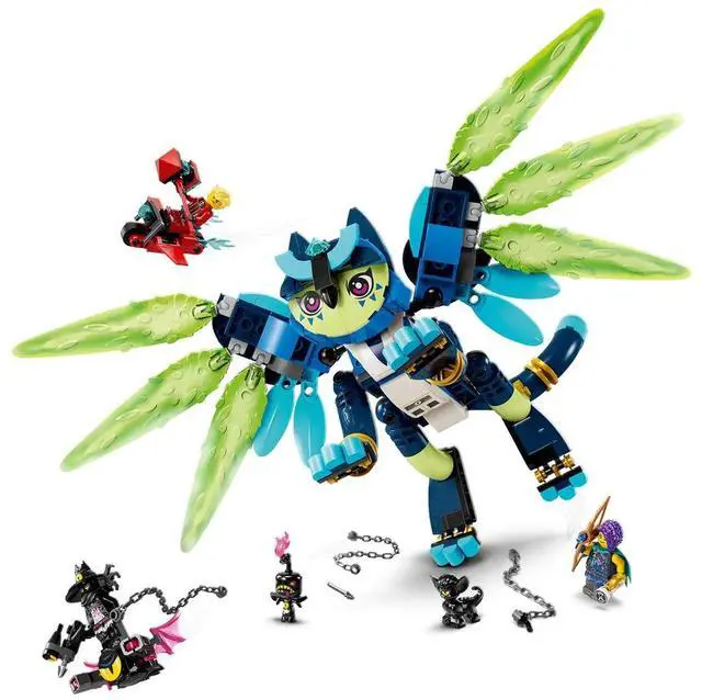 Alt view image 5 of 5 - international version DREAMZzz Series 71476 Zoey and Zian the Cat-Owl Number of parts 437 Suitable for age 9+ toy building blocks