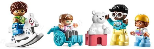 Alt view image 3 of 5 - international version duplo Series 10992 Life At The Day-Care Center Number of parts 67 Suitable for age 2+ toy building blocks