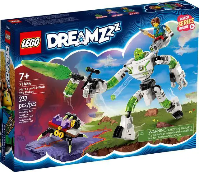 Alt view image 2 of 5 - international version DREAMZzz Series 71454 Mateo and Z-Blob the Robot Number of parts 237 Suitable for age 7+ toy building blocks