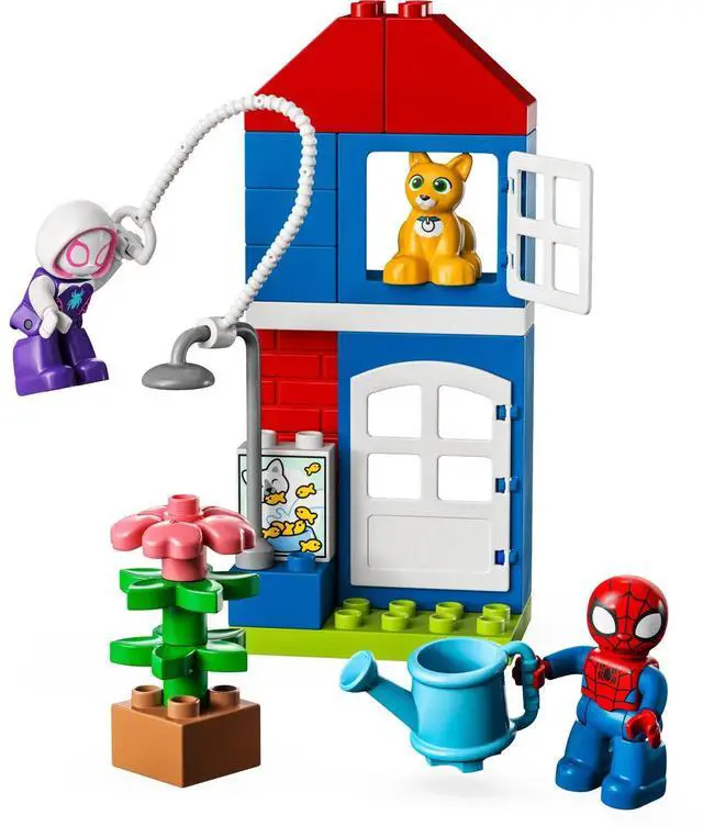 Main image of international version duplo Series 10995 Spider-Man's House Number of parts 25 Suitable for age 2+ toy building blocks