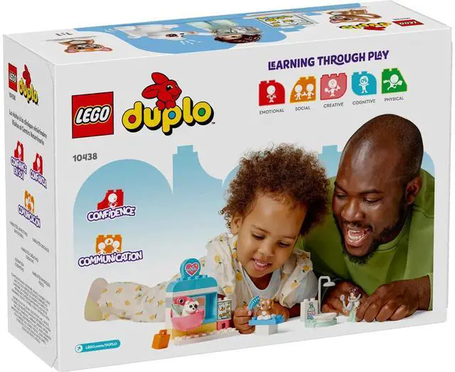 Alt view image 5 of 5 - international version duplo Series 10438 Visit to the Vet Clinic Number of parts 28 Suitable for age 2+ toy building blocks