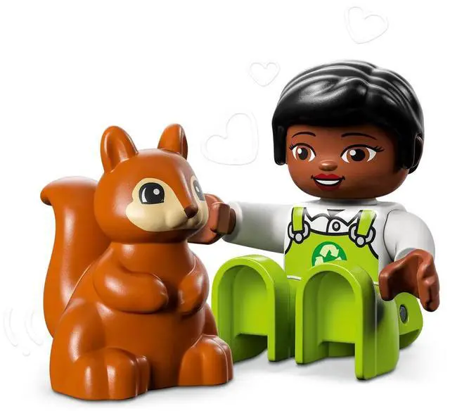 Alt view image 3 of 5 - international version duplo Series 10985 Wind Turbine and Electric Car Number of parts 16 Suitable for age 2+ toy building blocks