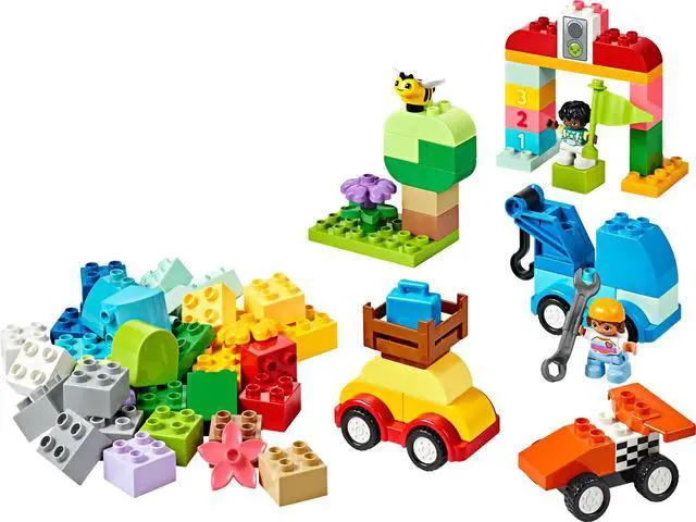 Main image of international version duplo Series 10439 Cars and Trucks Brick Box Number of parts 80 Suitable for age 1½+ toy building blocks