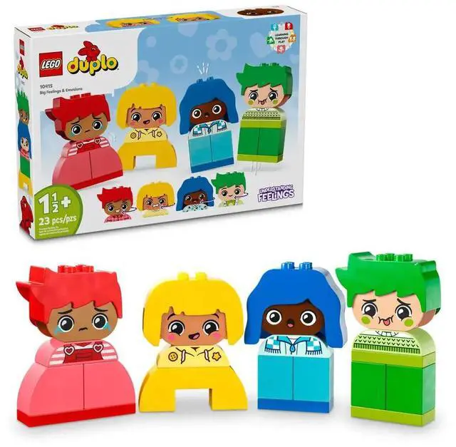 Alt view image 2 of 5 - international version duplo Series 10415 Big Feelings & Emotions Number of parts 23 Suitable for age 1½+ toy building blocks
