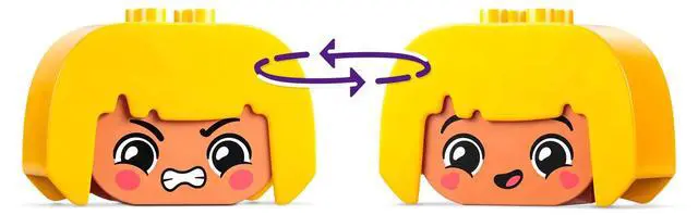 Alt view image 4 of 5 - international version duplo Series 10415 Big Feelings & Emotions Number of parts 23 Suitable for age 1½+ toy building blocks