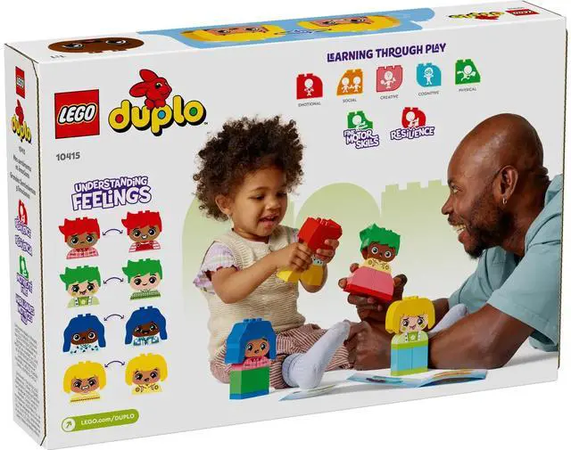 Alt view image 5 of 5 - international version duplo Series 10415 Big Feelings & Emotions Number of parts 23 Suitable for age 1½+ toy building blocks