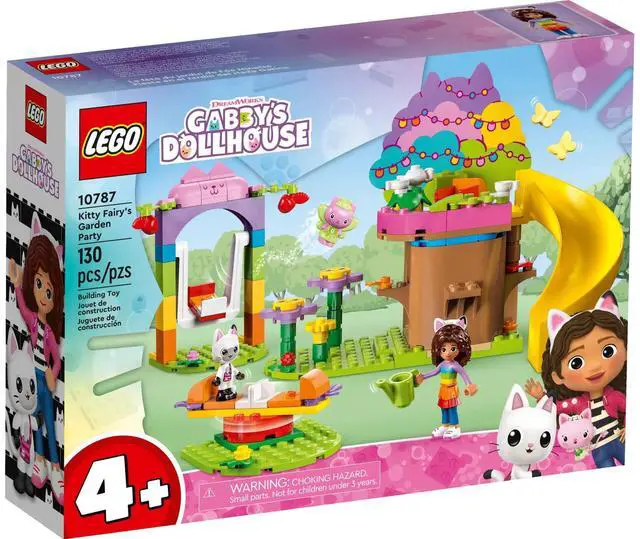 Alt view image 2 of 5 - international version Gabby's Dollhouse Series 10787 Kitty Fairy's Garden Party Number of parts 130 Suitable for age 4+ toy building blocks