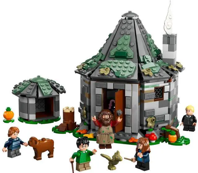 Main image of international version Harry Potter Series 76428 Hagrid's Hut: An Unexpected Visit Number of parts 896 Suitable for age 8+ toy building blocks