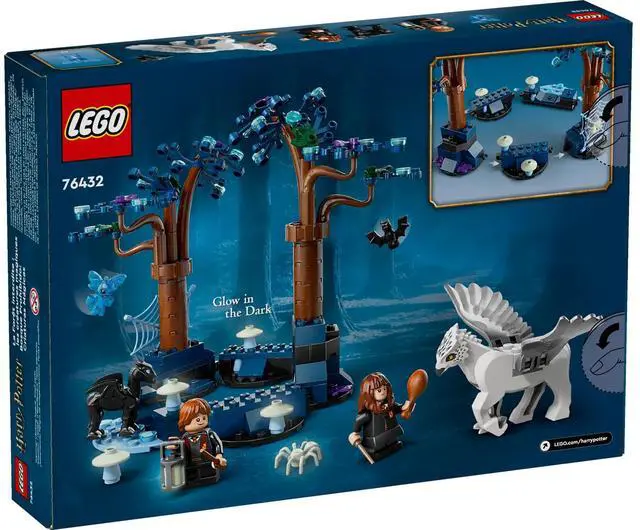 Alt view image 5 of 5 - international version Harry Potter Series 76432 Forbidden Forest: Magical Creatures Number of parts 172 Suitable for age 8+ toy building blocks