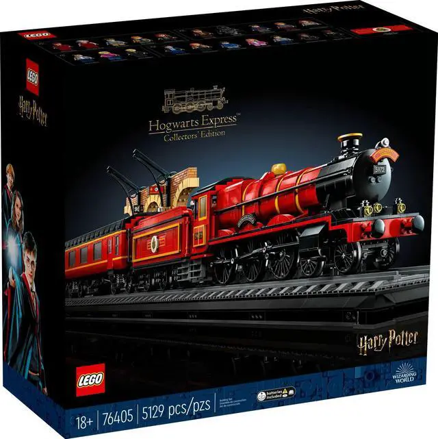 Alt view image 2 of 5 - international version Harry Potter Series 76405 Hogwarts Express  Collectors' Edition Number of parts 5129 Suitable for age 18+ toy building blocks