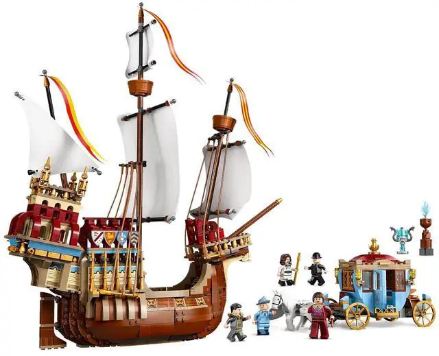 Alt view image 3 of 5 - international version Harry Potter Series 76440 Triwizard Tournament: The Arrival Number of parts 1229 Suitable for age 10+ toy building blocks