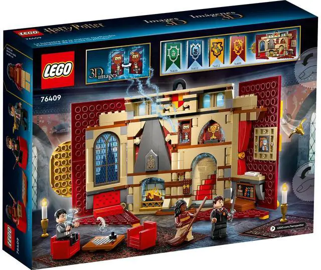Alt view image 5 of 5 - international version Harry Potter Series 76409 Gryffindor House Banner Number of parts 285 Suitable for age 9+ toy building blocks