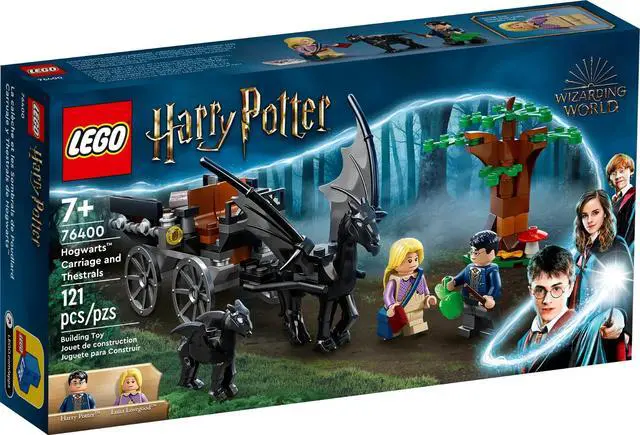 Alt view image 2 of 5 - international version Harry Potter Series 76400 Hogwarts Carriage and Thestrals Number of parts 121 Suitable for age 7+ toy building blocks