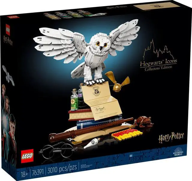 Alt view image 2 of 5 - international version Harry Potter Series 76391 Hogwarts Icons - Collectors' Edition Number of parts 3010 Suitable for age 18+ toy building blocks