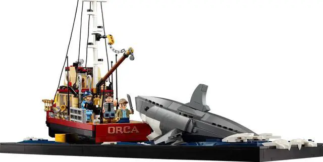 Alt view image 3 of 5 - international version Ideas Series 21350 Jaws Number of parts 1497 Suitable for age 18+ toy building blocks