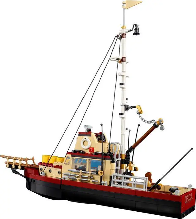 Alt view image 4 of 5 - international version Ideas Series 21350 Jaws Number of parts 1497 Suitable for age 18+ toy building blocks