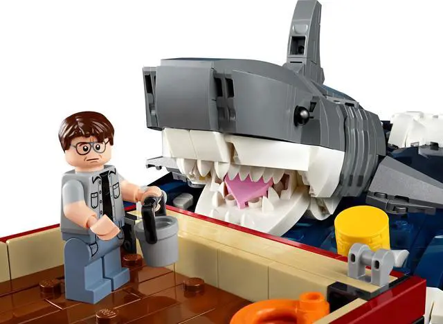 Alt view image 5 of 5 - international version Ideas Series 21350 Jaws Number of parts 1497 Suitable for age 18+ toy building blocks