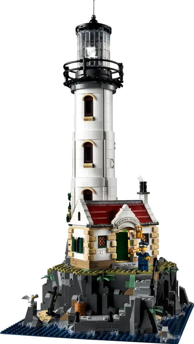 Alt view image 3 of 5 - international version Ideas Series 21335 Motorized Lighthouse Number of parts 2065 Suitable for age 18+ toy building blocks
