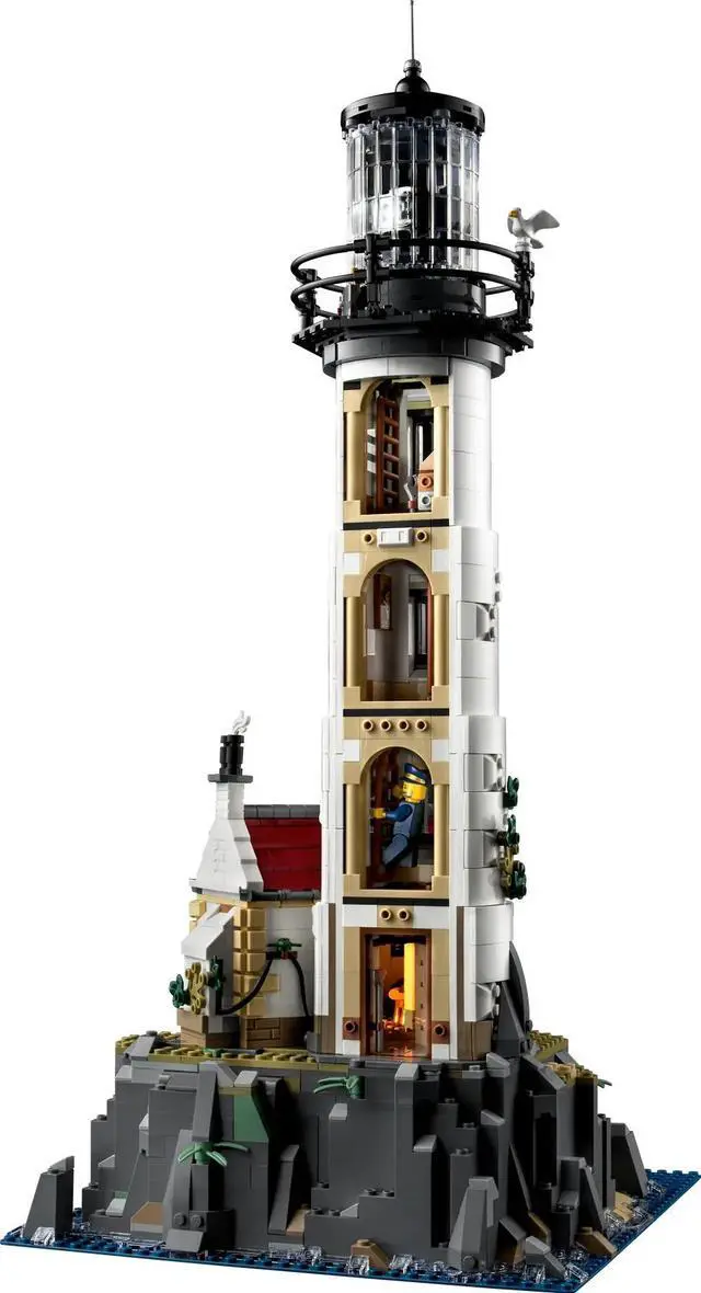 Alt view image 5 of 5 - international version Ideas Series 21335 Motorized Lighthouse Number of parts 2065 Suitable for age 18+ toy building blocks