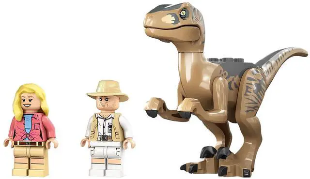 Alt view image 5 of 5 - international version jurassic world Series 76957 Velociraptor Escape Number of parts 137 Suitable for age 4+ toy building blocks
