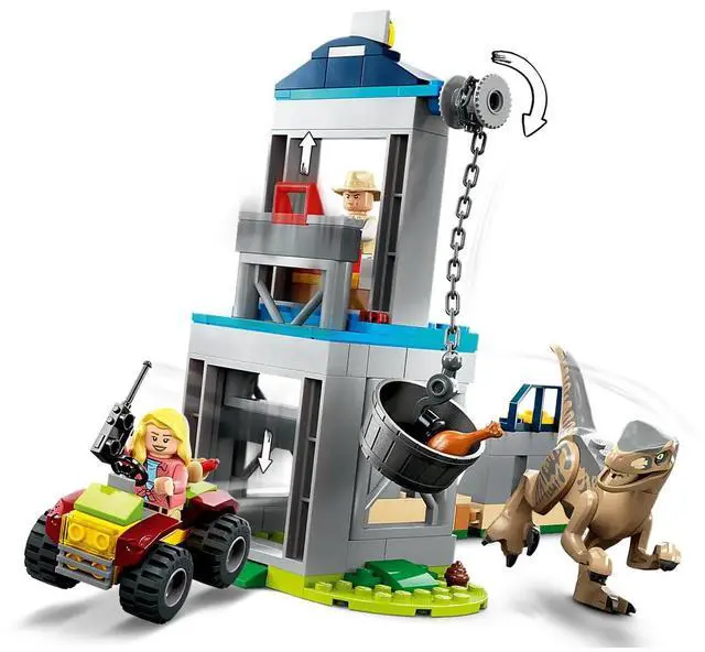 Alt view image 4 of 5 - international version jurassic world Series 76957 Velociraptor Escape Number of parts 137 Suitable for age 4+ toy building blocks