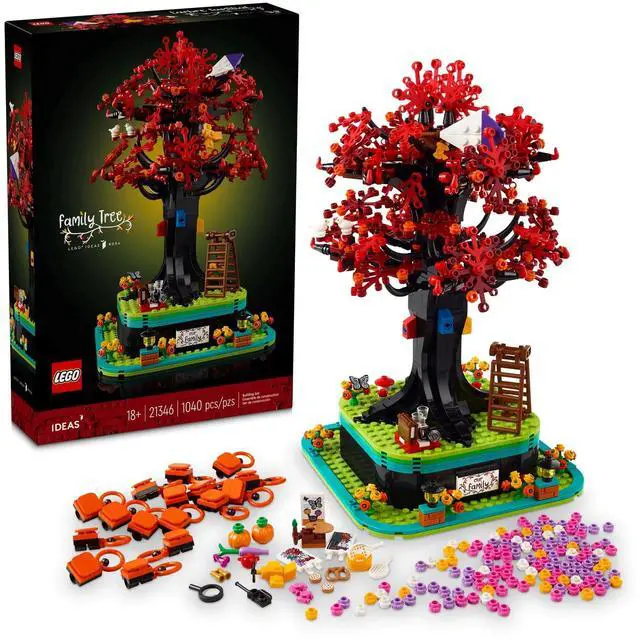 Alt view image 2 of 5 - international version Ideas Series 21346 Family Tree Number of parts 1040 Suitable for age 18+ toy building blocks