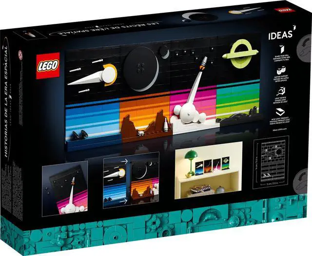 Alt view image 5 of 5 - international version Ideas Series 21340 Tales of the Space Age Number of parts 688 Suitable for age 18+ toy building blocks
