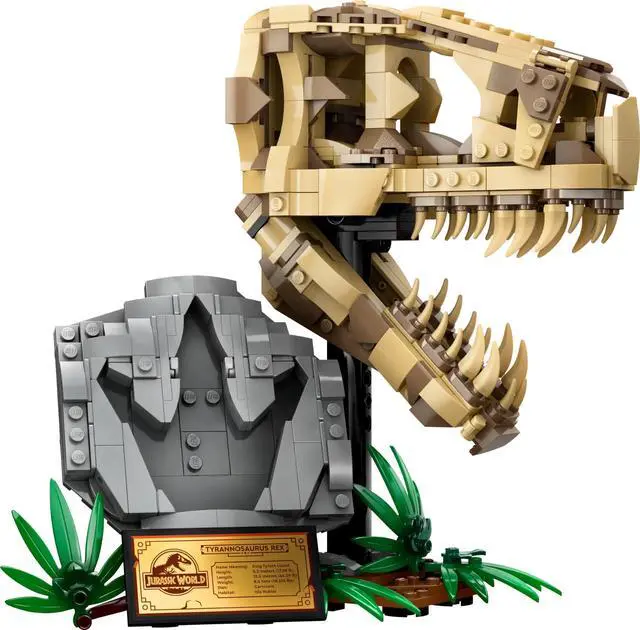 Main image of international version jurassic world Series 76964 Dinosaur Fossils: T. rex Skull Number of parts 577 Suitable for age 9+ toy building blocks