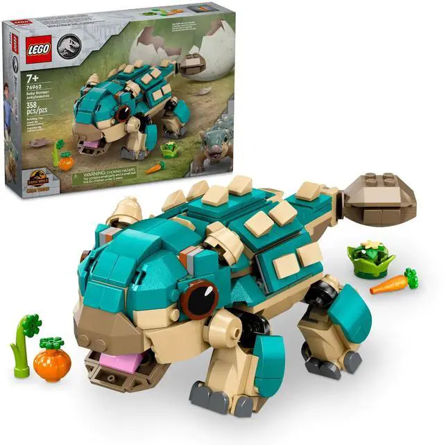 Alt view image 2 of 5 - international version jurassic world Series 76962 Baby Bumpy: Ankylosaurus Number of parts 358 Suitable for age 7+ toy building blocks