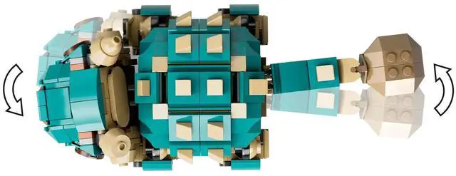 Alt view image 4 of 5 - international version jurassic world Series 76962 Baby Bumpy: Ankylosaurus Number of parts 358 Suitable for age 7+ toy building blocks