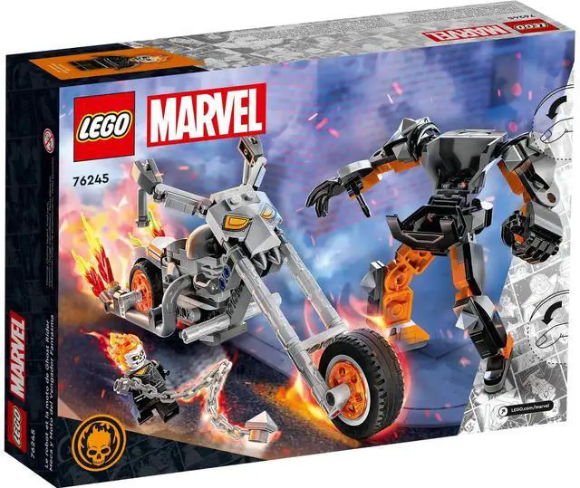 Alt view image 5 of 5 - international version marvel Series 76245 Ghost Rider Mech & Bike Number of parts 264 Suitable for age 7+ toy building blocks
