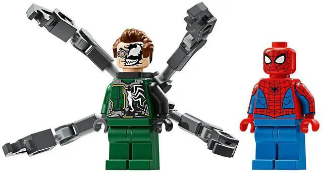 Alt view image 5 of 5 - international version marvel Series 76275 Motorcycle Chase: Spider-Man vs. Doc Ock Number of parts 77 Suitable for age 6+ toy building blocks