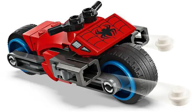 Alt view image 3 of 5 - international version marvel Series 76275 Motorcycle Chase: Spider-Man vs. Doc Ock Number of parts 77 Suitable for age 6+ toy building blocks