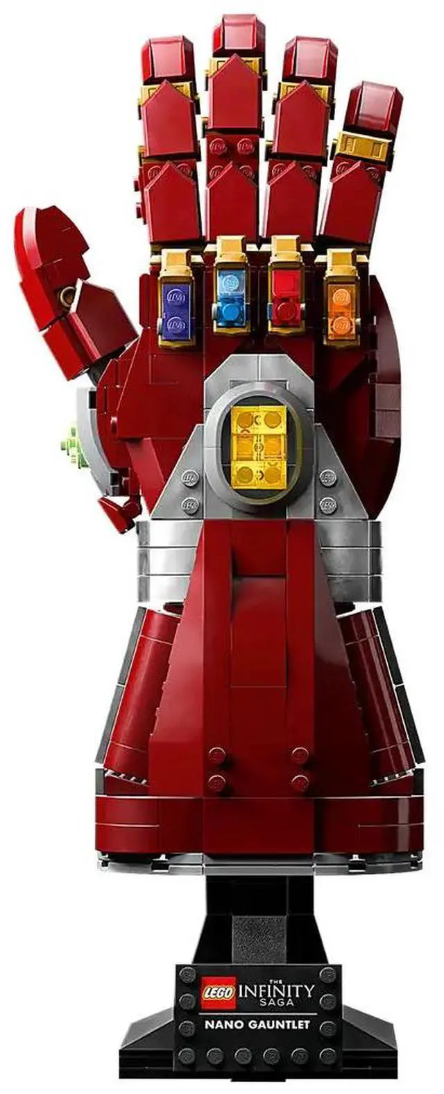 Alt view image 3 of 5 - international version marvel Series 76223 Nano Gauntlet Number of parts 675 Suitable for age 18+ toy building blocks