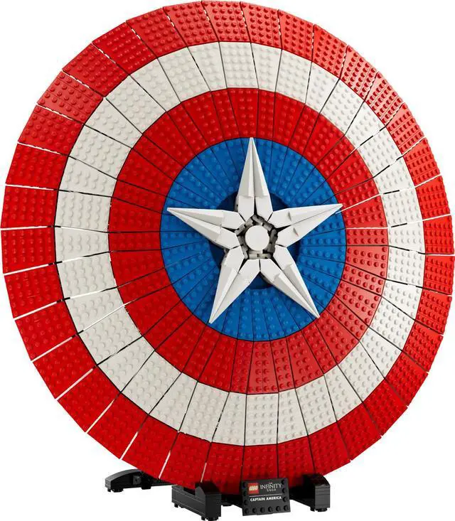 Main image of international version marvel Series 76262 Captain America's Shield Number of parts 3128 Suitable for age 18+ toy building blocks
