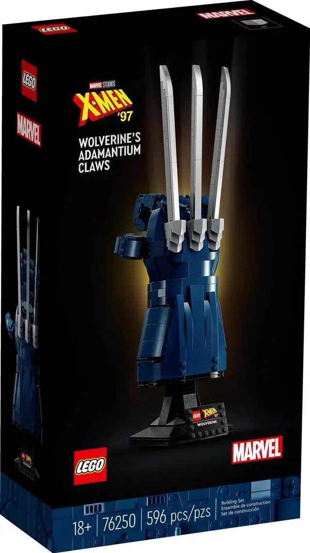Alt view image 2 of 5 - international version marvel Series 76250 Wolverine's Adamantium Claws Number of parts 596 Suitable for age 18+ toy building blocks
