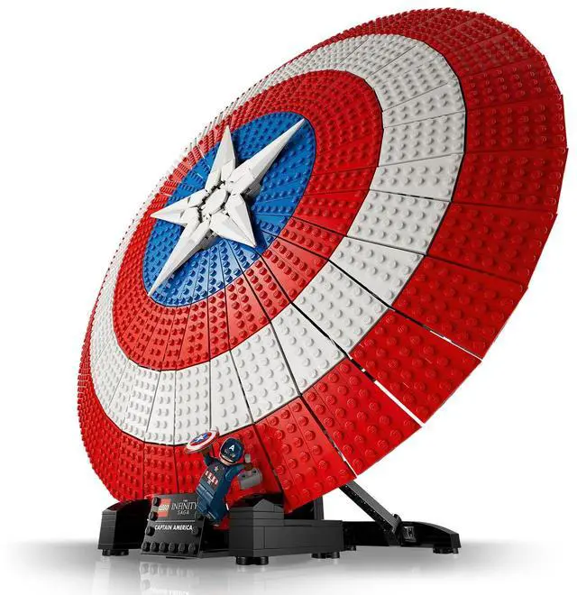 Alt view image 3 of 5 - international version marvel Series 76262 Captain America's Shield Number of parts 3128 Suitable for age 18+ toy building blocks