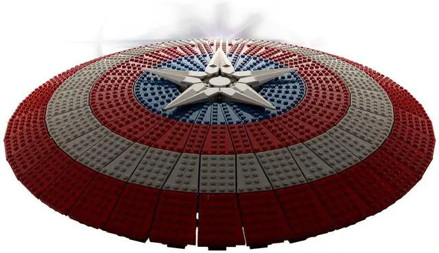 Alt view image 4 of 5 - international version marvel Series 76262 Captain America's Shield Number of parts 3128 Suitable for age 18+ toy building blocks