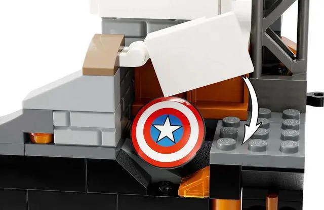 Alt view image 5 of 5 - international version marvel Series 76266 Endgame Final Battle Number of parts 794 Suitable for age 10+ toy building blocks