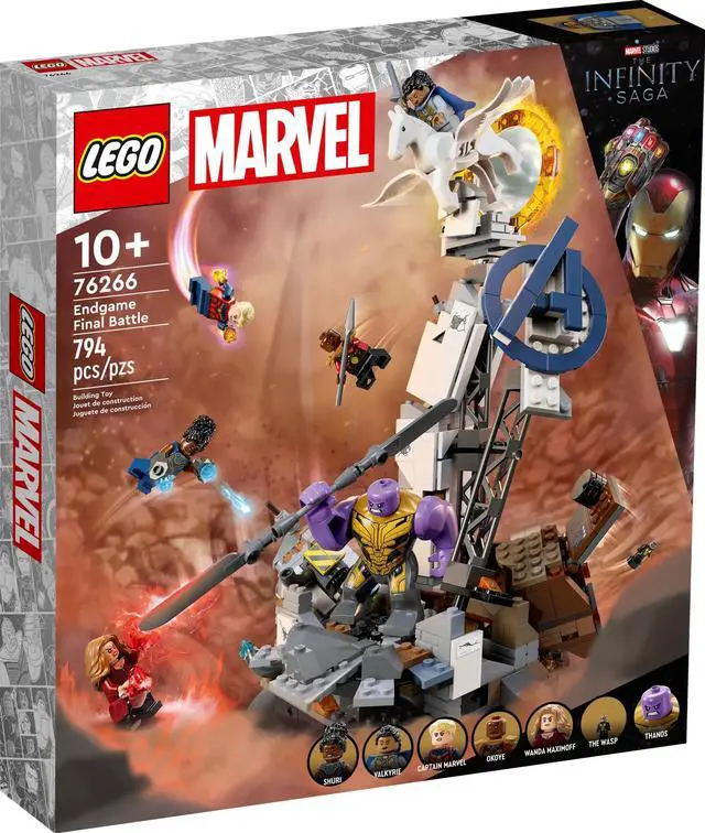 Alt view image 2 of 5 - international version marvel Series 76266 Endgame Final Battle Number of parts 794 Suitable for age 10+ toy building blocks