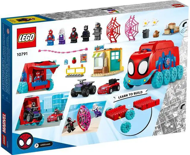 Alt view image 3 of 3 - international version marvel Series 10791 Team Spidey's Mobile Headquarters Number of parts 187 Suitable for age 4+ toy building blocks