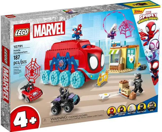 Alt view image 2 of 3 - international version marvel Series 10791 Team Spidey's Mobile Headquarters Number of parts 187 Suitable for age 4+ toy building blocks