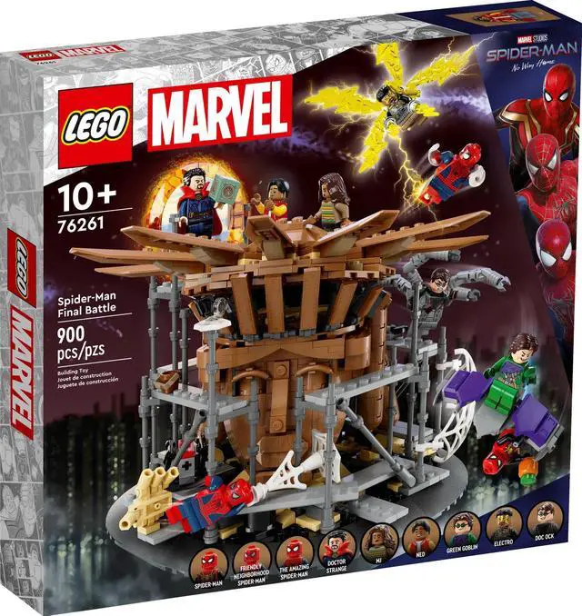 Alt view image 2 of 5 - international version marvel Series 76261 Spider-Man Final Battle Number of parts 900 Suitable for age 10+ toy building blocks