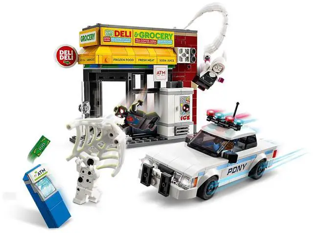 Alt view image 3 of 5 - international version marvel Series 76311 Spider-Verse: Miles Morales vs. The Spot Number of parts 375 Suitable for age 9+ toy building blocks