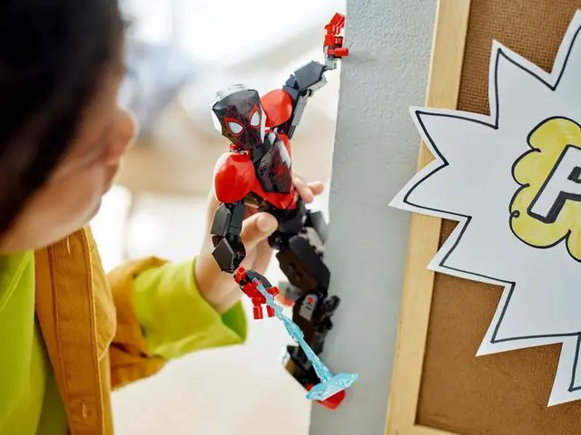 Alt view image 5 of 5 - international version marvel Series 76225 Miles Morales Figure Number of parts 238 Suitable for age 8+ toy building blocks