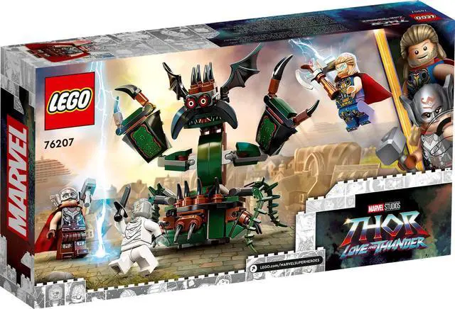 Alt view image 4 of 5 - international version marvel Series 76207 Attack on New Asgard Number of parts 159 Suitable for age 7+ toy building blocks