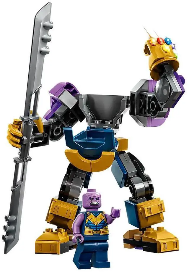 Alt view image 3 of 5 - international version marvel Series 76242 Thanos Mech Armor Number of parts 113 Suitable for age 6+ toy building blocks